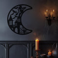 Load image into Gallery viewer, Scary Moon Halloween Theme Metal Wall Art
