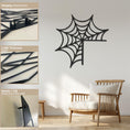 Load image into Gallery viewer, Spider Door Entrance Halloween Theme Metal Wall Art
