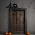 Load image into Gallery viewer, Pumpkin and Skull Design Halloween Door Entrance Metal Wall Art
