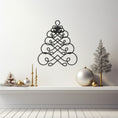 Load image into Gallery viewer, Geometric Christmas Tree Wall, Wall Decor, Metal Wall art
