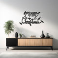 Load image into Gallery viewer, Merry Christmas Printed Metal Wall Art,Festive Holiday Themed Decor
