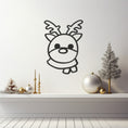 Load image into Gallery viewer, Christmas Reindeer Wall, Wall Decor, Metal Wall art
