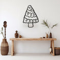 Load image into Gallery viewer, Christmas Tree Metal Wall Art for Living Room, Entryway - Festive Wall Hanging
