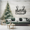 Load image into Gallery viewer, Merry Christmas Wall, Wall Decor, Metal Wall art
