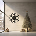 Load image into Gallery viewer, Winter Wonderland, Snowflake Metal Wall Art for Cozy Interiors
