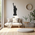 Load image into Gallery viewer, Liberty Silhouette Metal Wall Art for Living Rooms, Entryway - Modern Indoor/Outdoor Decor
