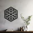 Load image into Gallery viewer, Snowflake Pattern Wall, Wall Decor, Metal Wall art
