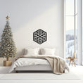 Load image into Gallery viewer, Metal Wall Art Snowflake Pattern, Winter Design Home Decor
