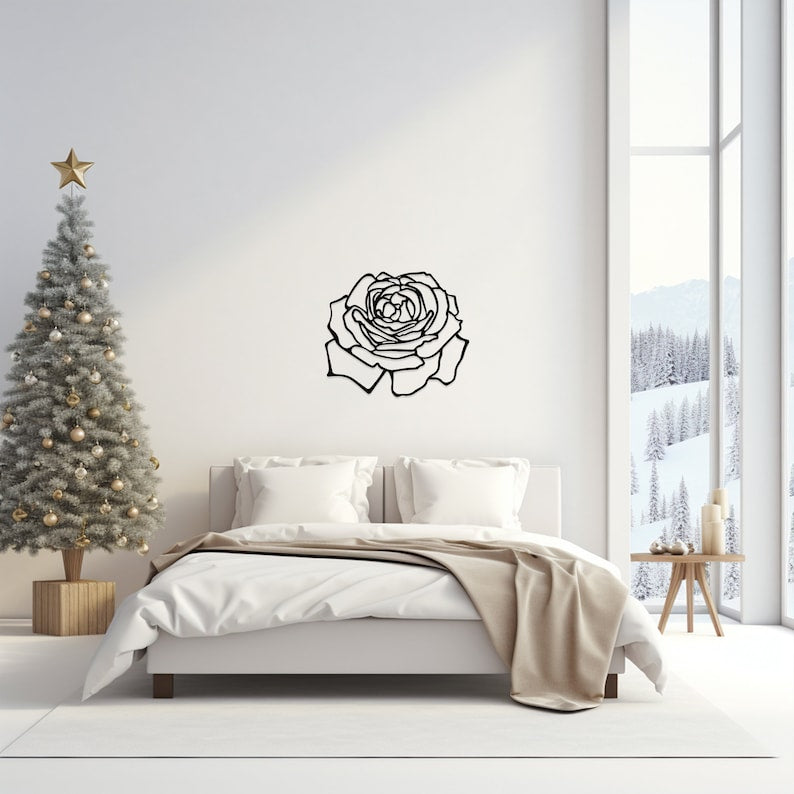 Chic Rose Design, Metal Wall Art