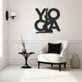 Load image into Gallery viewer, Modern Yoga Metal Wall Art, Zen Decor
