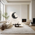 Load image into Gallery viewer, Crescent Moon Metal Wall Art for Bedroom, Nursery - Chic Lunar Decor
