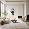 Load image into Gallery viewer, Majestic Stag Silhouette Wall Art, Rustic Metal Decor for Home
