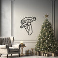 Load image into Gallery viewer, Unique Mushroom Metal Wall Art, Enchanting Fungi Sculpture for Kitchen Decor
