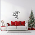 Load image into Gallery viewer, Unique Mushroom Metal Wall Art, Enchanting Fungi Sculpture for Kitchen Decor
