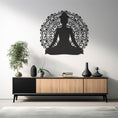 Load image into Gallery viewer, Zen Yoga Wall Art,Serene Meditation Scene Metal Decor
