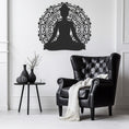 Load image into Gallery viewer, Zen Yoga Wall Art,Serene Meditation Scene Metal Decor
