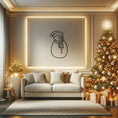 Load image into Gallery viewer, Metal Wall Art, Snowman Themed Metal Sign
