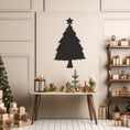 Load image into Gallery viewer, Christmas Tree Design, Metal Wall Art
