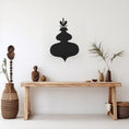 Load image into Gallery viewer, Abstract Gourd Metal Wall Art for Spa, Yoga Studio - Zen Wall Decor
