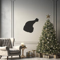 Load image into Gallery viewer, Santa Hat Wall, Wall Decor, Metal Wall art
