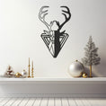 Load image into Gallery viewer, Rustic Deer Silhouette Wall, Wall Decor, Metal Wall art
