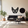 Load image into Gallery viewer, Sphinx Inspired Metal Wall Art, Elegant Cat Silhouette Home Decor
