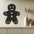 Load image into Gallery viewer, Modern Metal Wall Art, Gingerbread-Inspired Design
