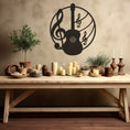 Load image into Gallery viewer, Handcrafted Metal Wall Art, Guitar Design
