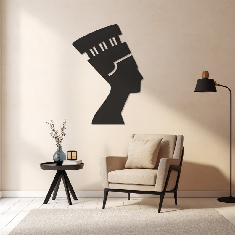 Metal Wall Art, Modern Women Silhouette