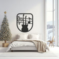 Load image into Gallery viewer, Modern Guitar Wall Art, Music-Themed Metal Decor
