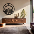 Load image into Gallery viewer, Modern Headphones Wall Art, Metal Music Decor
