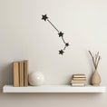 Load image into Gallery viewer, Star Patterned Metal Wall Decor, Unique Comet Design Artwork
