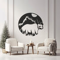 Load image into Gallery viewer, Rustic Bear Pattern Wall Art, Durable Metal Decor
