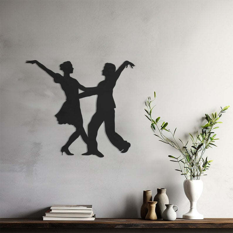 Dance Couple Wall, Wall Decor, Metal Wall art