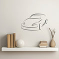 Load image into Gallery viewer, Modern Car Design Metal Wall Art, Unique Automotive Decor for Car Lovers
