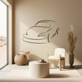 Load image into Gallery viewer, Modern Car Design Metal Wall Art, Unique Automotive Decor for Car Lovers
