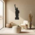 Load image into Gallery viewer, Liberty Silhouette Metal Wall Art for Living Rooms, Entryway - Modern Indoor/Outdoor Decor
