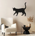 Load image into Gallery viewer, Feline Silhouette Wall, Wall Decor, Metal Wall art
