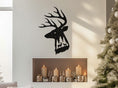 Load image into Gallery viewer, Majestic Stag Silhouette Wall, Wall Decor, Metal Wall art
