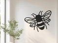 Load image into Gallery viewer, Large Bee Wall, Wall Decor, Metal Wall art
