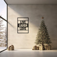 Load image into Gallery viewer, Live Laugh Love, Metal Wall Art for Cozy Home Decor
