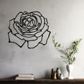 Load image into Gallery viewer, Chic Rose Design, Metal Wall Art
