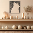 Load image into Gallery viewer, Chic Woman Silhouette Metal Wall Art, Elegant Female Figure Home Decor
