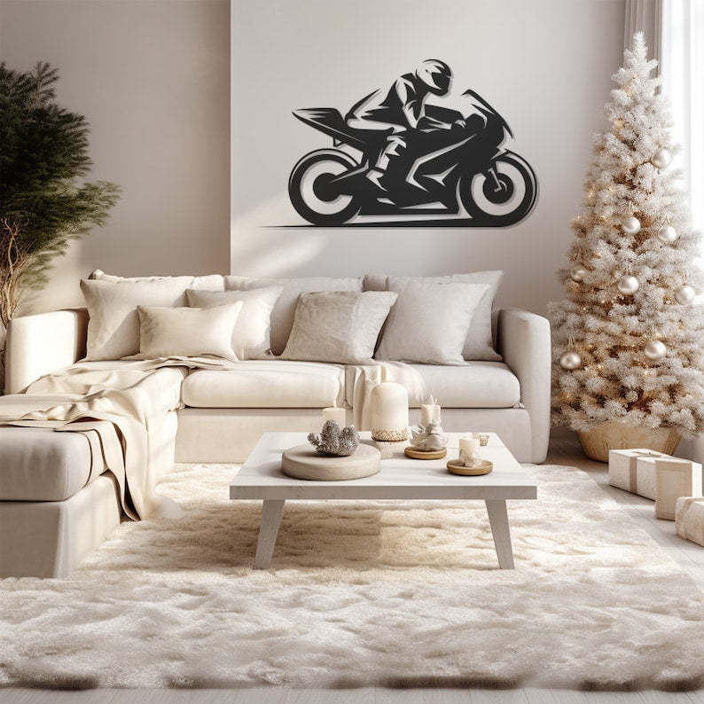 Marvelous Motorbike Design, Metal Wall Art