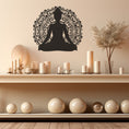 Load image into Gallery viewer, Zen Yoga Wall, Wall Decor, Metal Wall art
