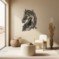 Load image into Gallery viewer, Rustic Horse Wall Art, Metal Equine Decor
