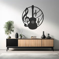 Load image into Gallery viewer, Handcrafted Metal Wall Art, Guitar Design
