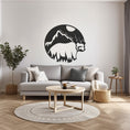 Load image into Gallery viewer, Rustic Bear Pattern Wall Art, Durable Metal Decor
