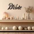 Load image into Gallery viewer, Bride and Groom Metal Wall Art, Romantic Wedding Decor
