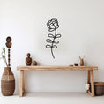 Load image into Gallery viewer, Modern Chic Flower Metal Wall Art, Large Floral Design Home Decor
